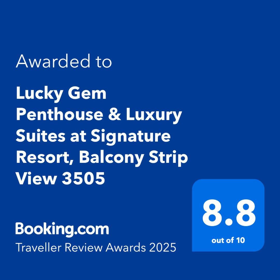 Lucky Gem Penthouse & Luxury Suites At Signature Resort, Balcony Strip View 3505 Las Vegas Eksteriør bilde