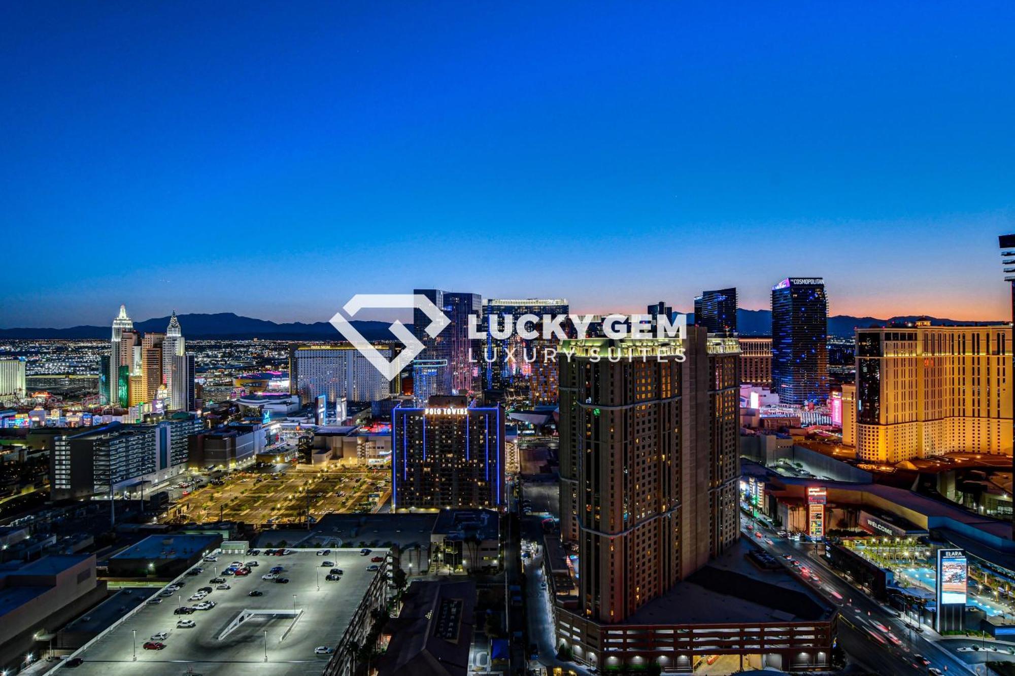 Lucky Gem Penthouse & Luxury Suites At Signature Resort, Balcony Strip View 3505 Las Vegas Eksteriør bilde