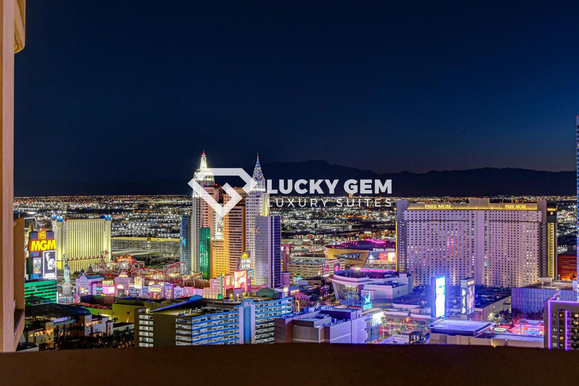 Lucky Gem Penthouse & Luxury Suites At Signature Resort, Balcony Strip View 3505 Las Vegas Eksteriør bilde